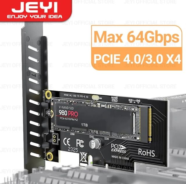 M.2 NVMe PCLe 4.0/3.0 64Gbs Expansor