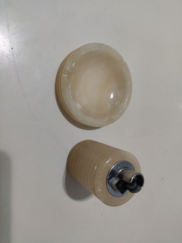 Funda y cenicero de marmol