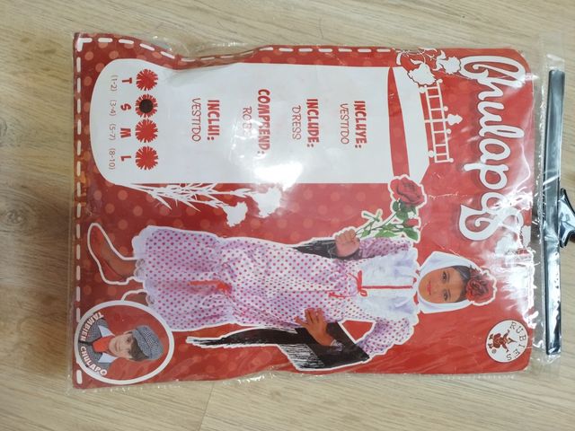 Disfraz chulapa talla 3-4 años