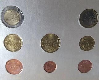 8 Valores Vaticano 2005 Serie Vacante