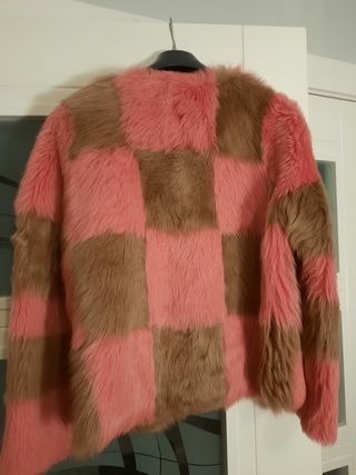 CHAQUETA BIMBA Y LOLA DE PELO NATURAL