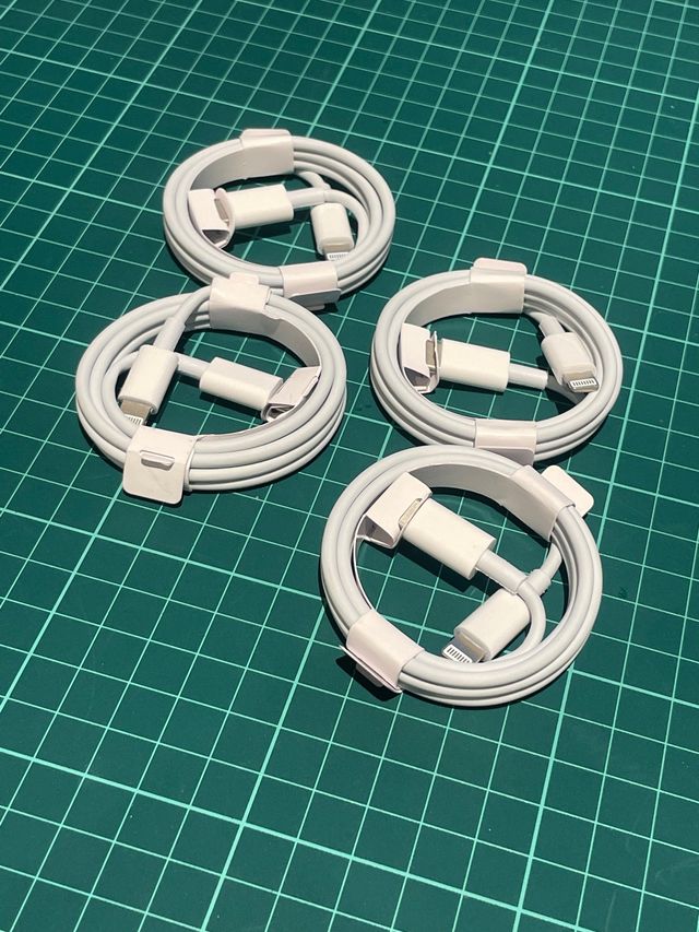 Cables iphone usb c x4