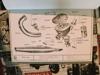 Catalogo despiece montesa kenya original