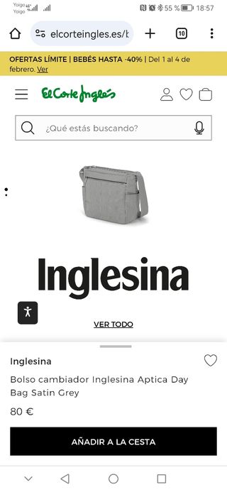 Bolsa carrito inglesina aptica