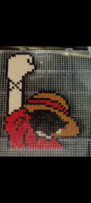 Figura hama beads one piece