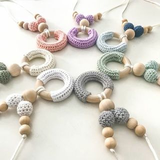 COLLAR DE LACTANCIA A CROCHET