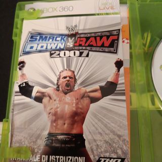 Gioco Xbox 360 smack Down RAW 2007