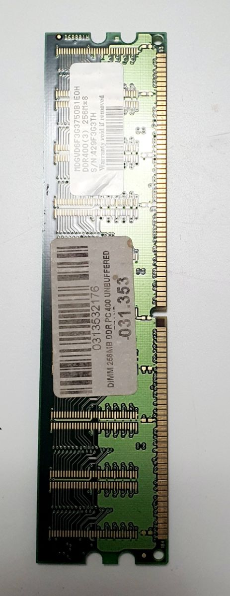 RAM 256 MB DDR400