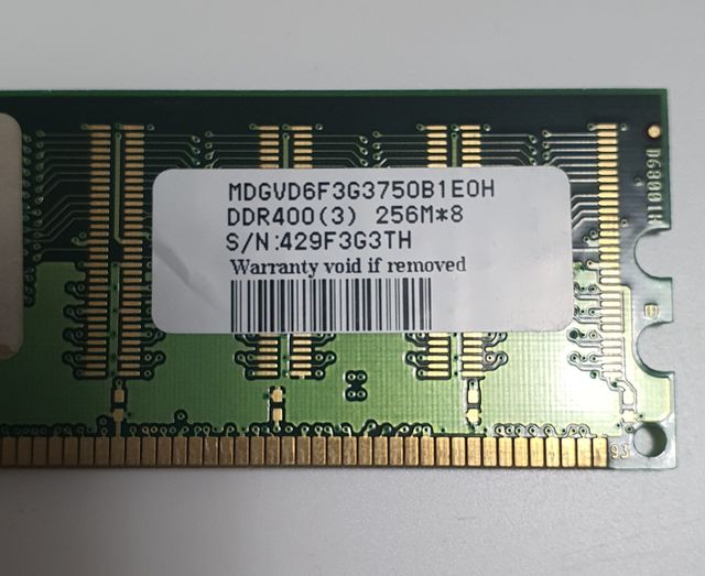 RAM 256 MB DDR400