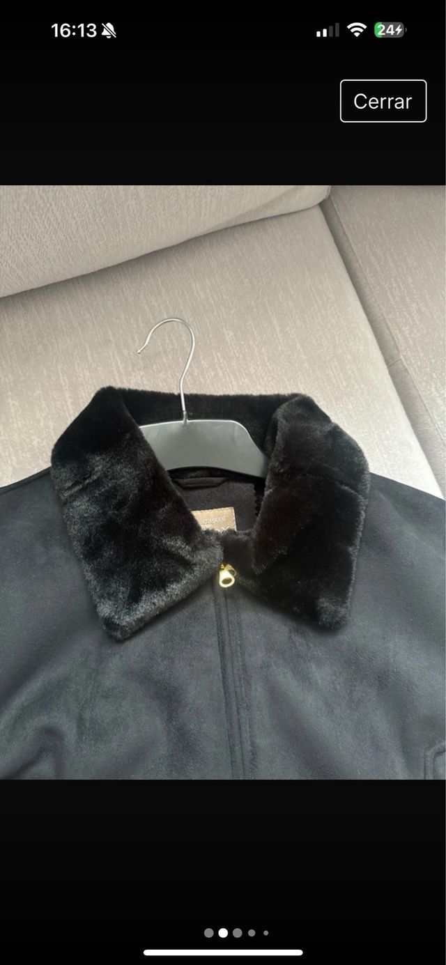 Cazadora biker negra