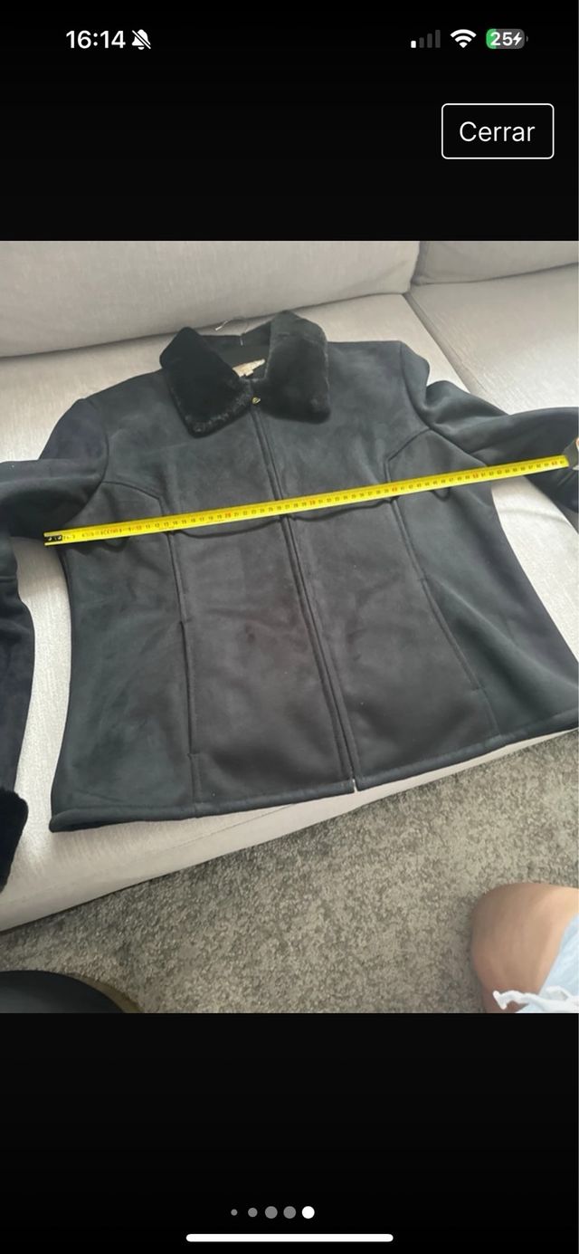 Cazadora biker negra