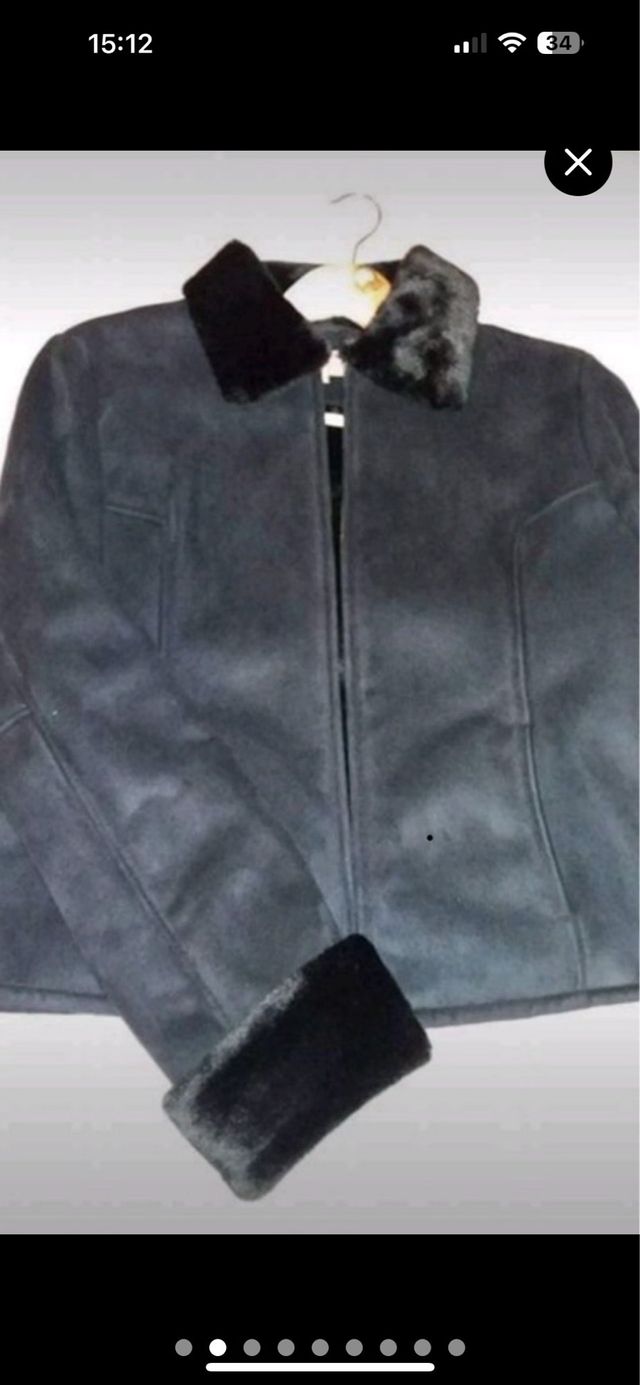 Cazadora biker negra