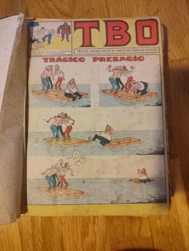 4 tomos TBO  muy antiguos