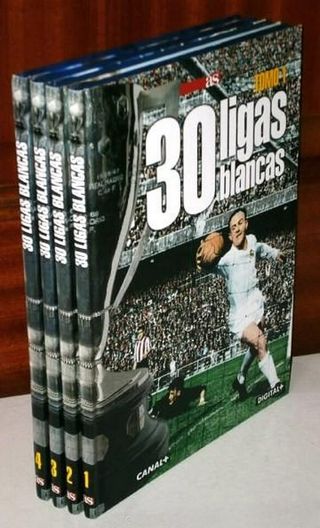 REAL MADRID - 30 LIGAS BLANCAS. 4 TOMOS