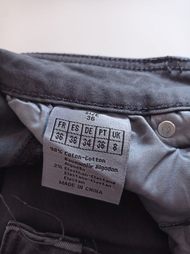 Pantaloni skinny grigi, taglia S