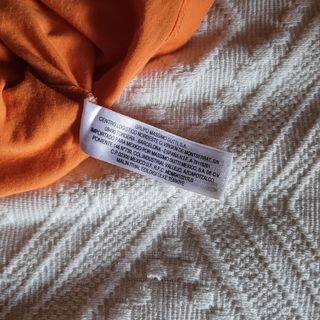 Top naranja Massimo Dutti