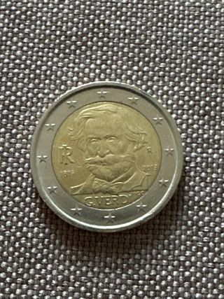 moneta 2 euro G Verdi Italia