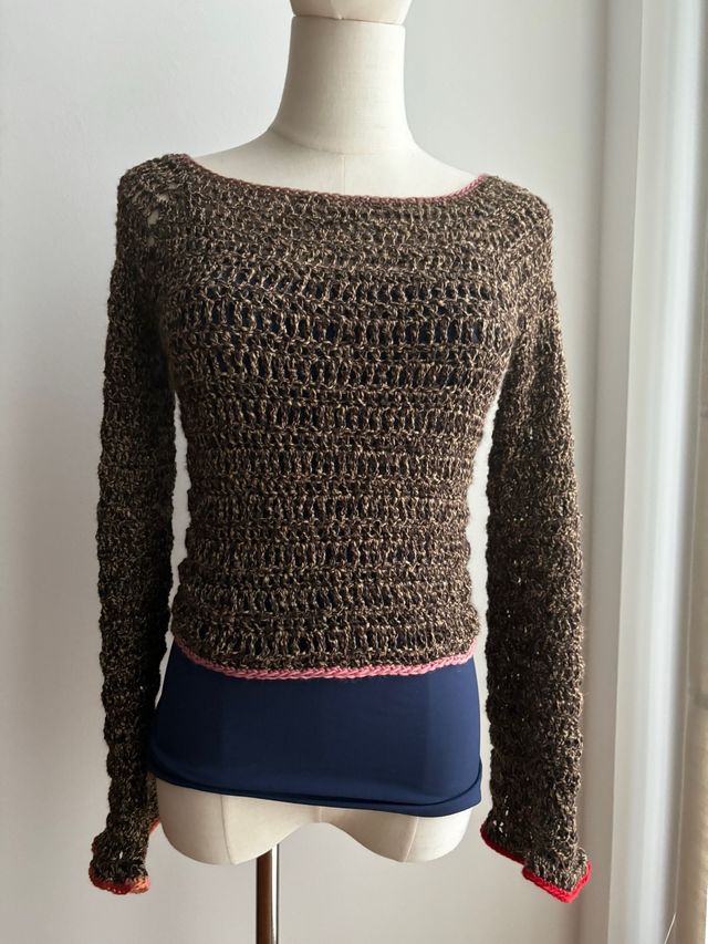 top/maglia con maniche a campana