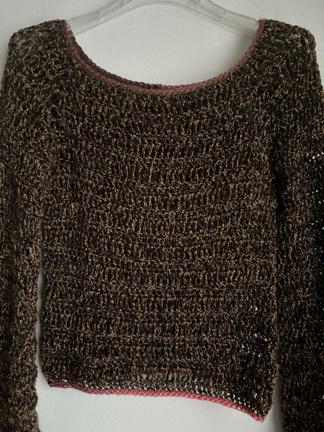 top/maglia con maniche a campana