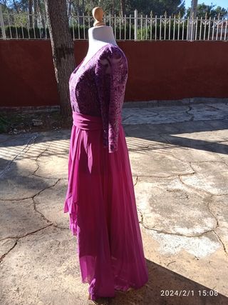 Vestido fiesta largo..