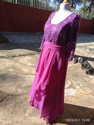 Vestido fiesta largo..