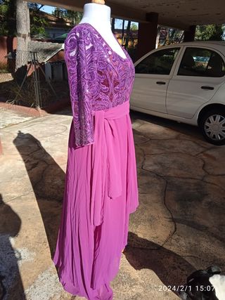 Vestido fiesta largo..
