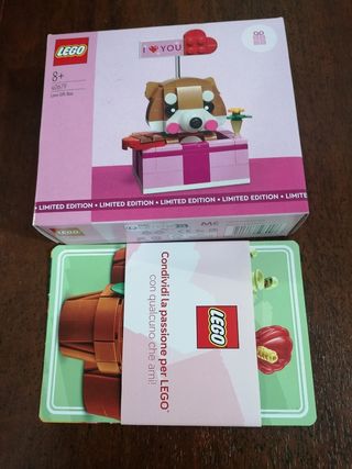 Set Lego Limited Edition più biglietti S. Valentin