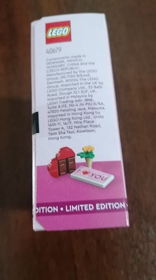 Set Lego Limited Edition più biglietti S. Valentin