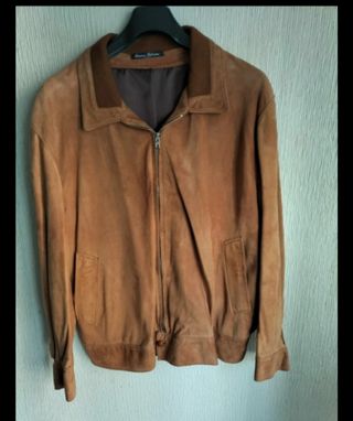 Chaqueta de ante hombre