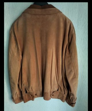 Chaqueta de ante hombre