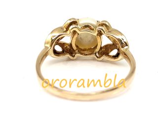 Anillo oro 18k perla 
