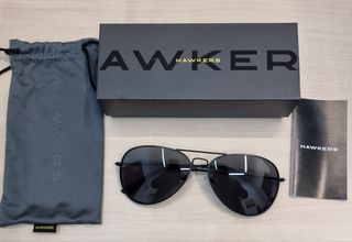 GAFAS DE SOL AVIADOR HAWK POLARIZED BLACK GREY