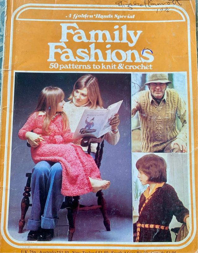 Vintage (1976) knitting & crochet book