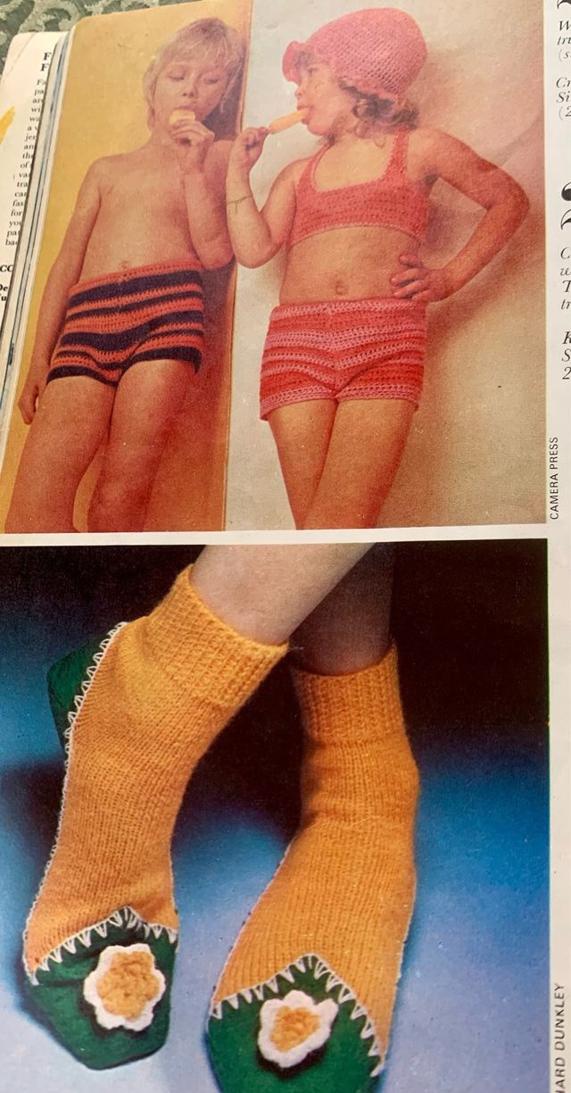 Vintage (1976) knitting & crochet book