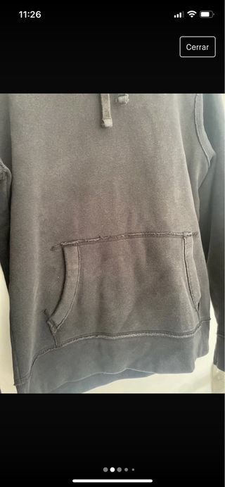 sudadera negra hollister