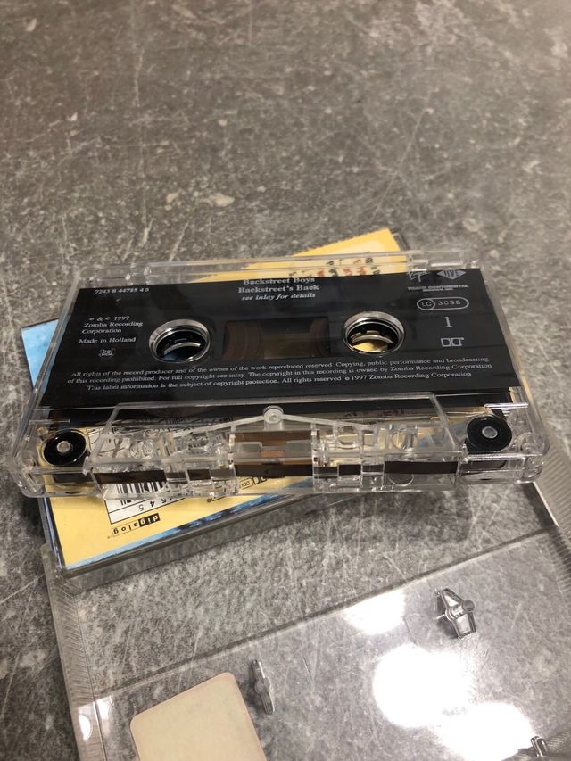 Musicassetta Backstreet boys