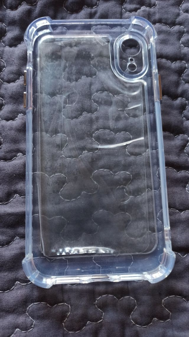 Funda iPhone XR+ cristal templado (5 und
