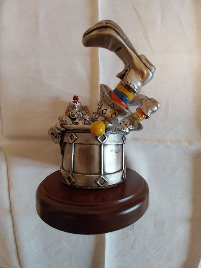 Clown laminato argento