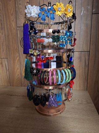 Expositor giratorio 6 alturas con pendientes