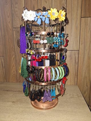 Expositor giratorio 6 alturas con pendientes