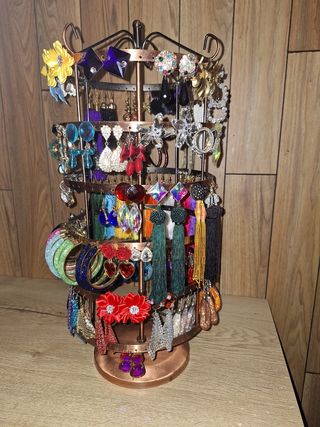 Expositor giratorio 6 alturas con pendientes