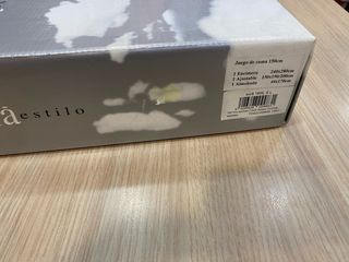 Juego sábanas bordado Tolrá 150 cms NUEVO