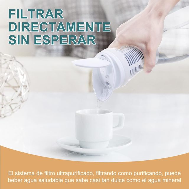 NOVITÀ - Caraffa per acqua, vetro borato + filtro