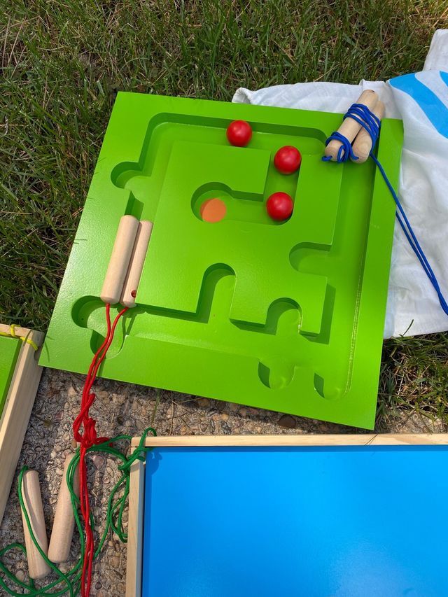 Juego cooperativo en madera