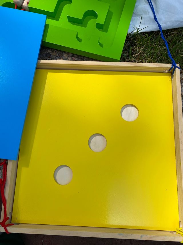 Juego cooperativo en madera