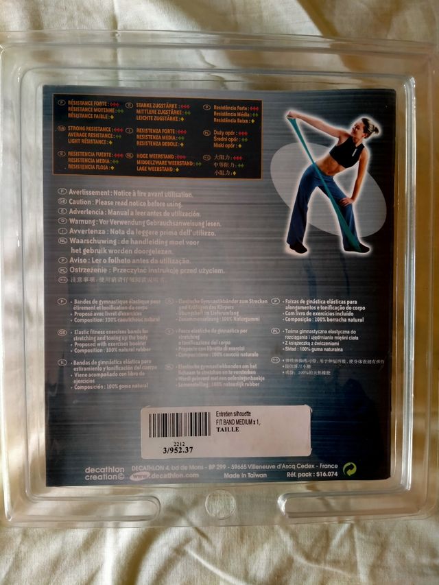 Banda elástica de gimnasia