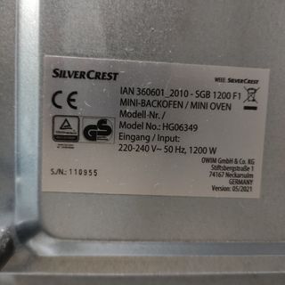 horno de cocina exento