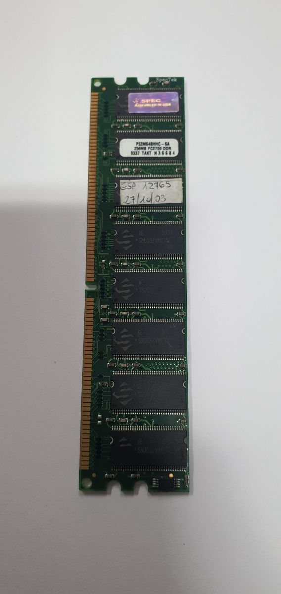 Memoria RAM 256 MB DDR PC2700
