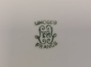 Tartero o Compotier Limoges Willian Guerin XIX