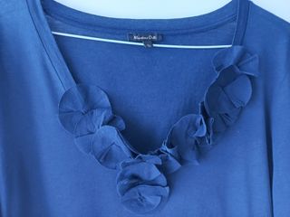 Camiseta azul marino Massimo Dutti